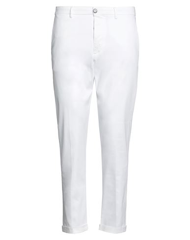 True Nyc Man Pants White Size 31 Cotton, Elastane