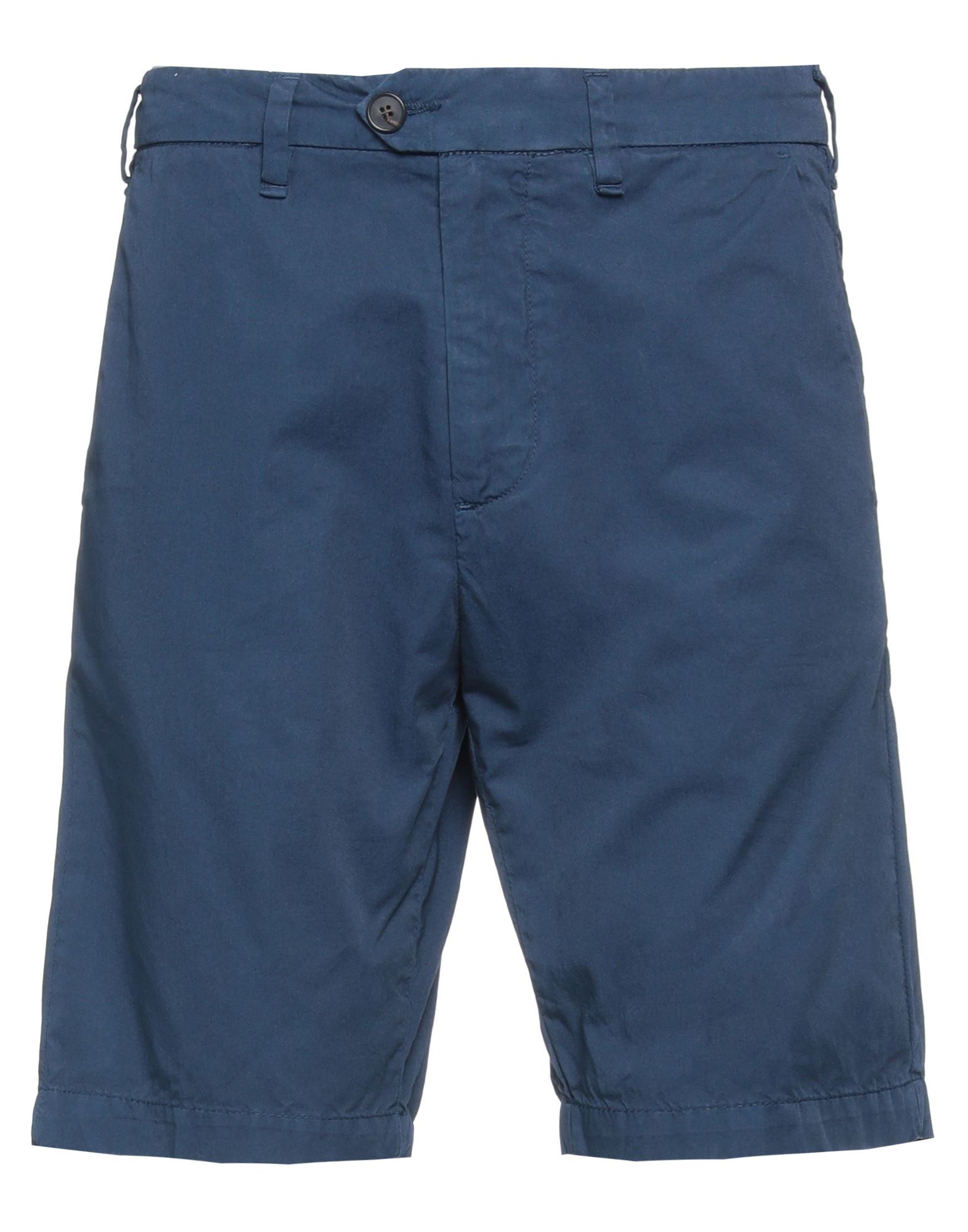 Perfection Man Shorts & Bermuda Shorts Navy Blue Size 28 Cotton