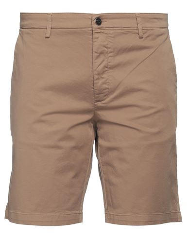 Reign Man Shorts & Bermuda Shorts Brown Size 38 Cotton, Elastane