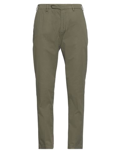 Devore Incipit Man Pants Military Green Size 34 Cotton, Elastane In Gray