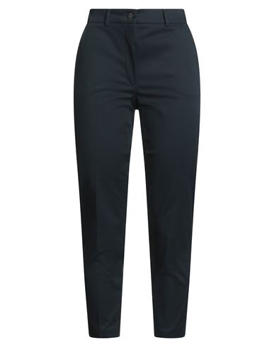 Seventy Venezia Woman Pants Midnight Blue Size 10 Cotton, Elastane In Blue