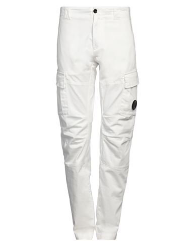 C.p. Company C. P. Company Man Pants White Size 40 Cotton, Elastane In White