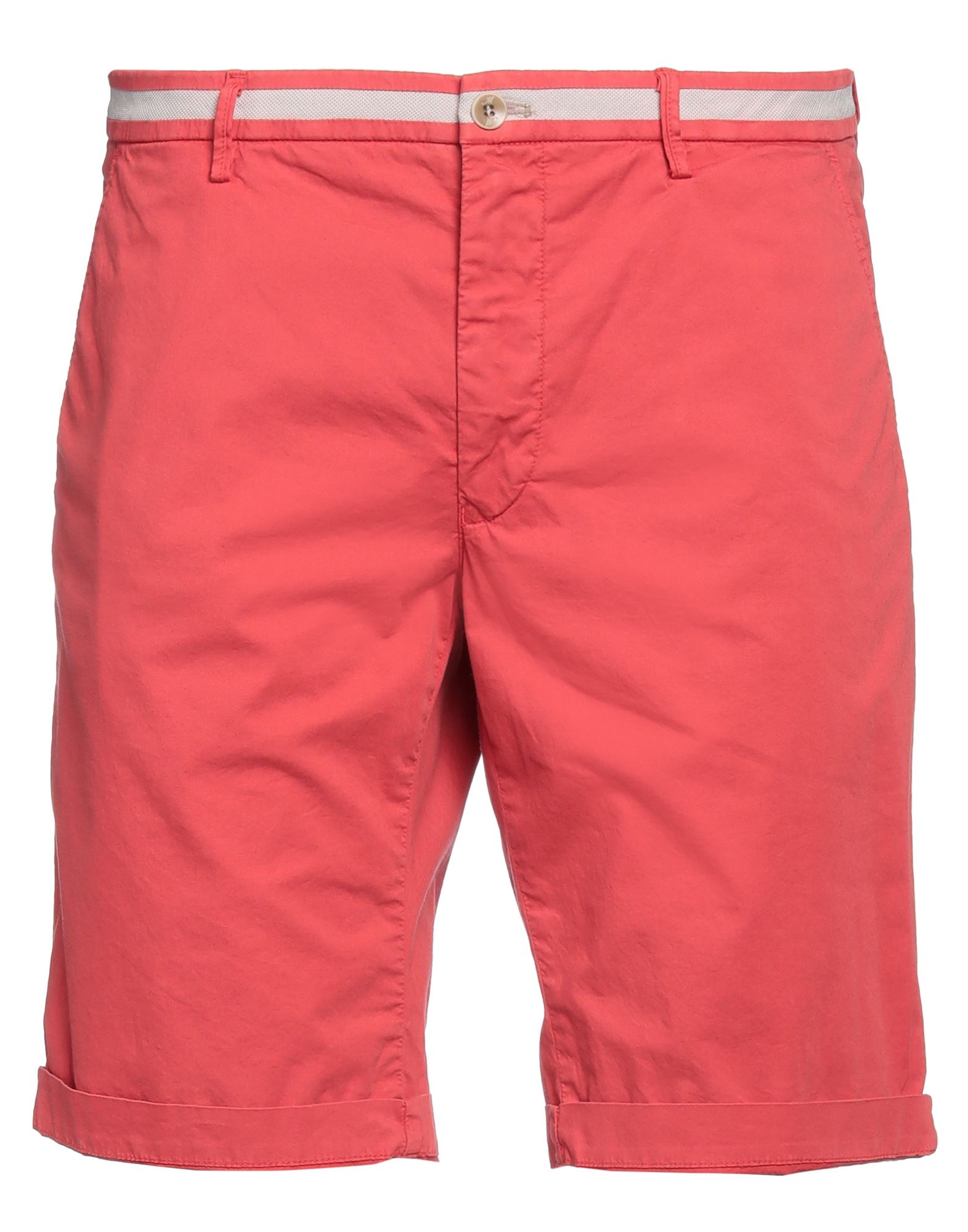 Mason's Man Shorts & Bermuda Shorts Red Size 30 Cotton, Elastane