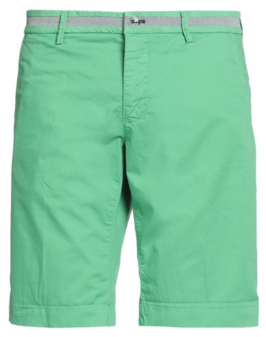 Mason's Man Shorts & Bermuda Shorts Green Size 40 Cotton, Elastane
