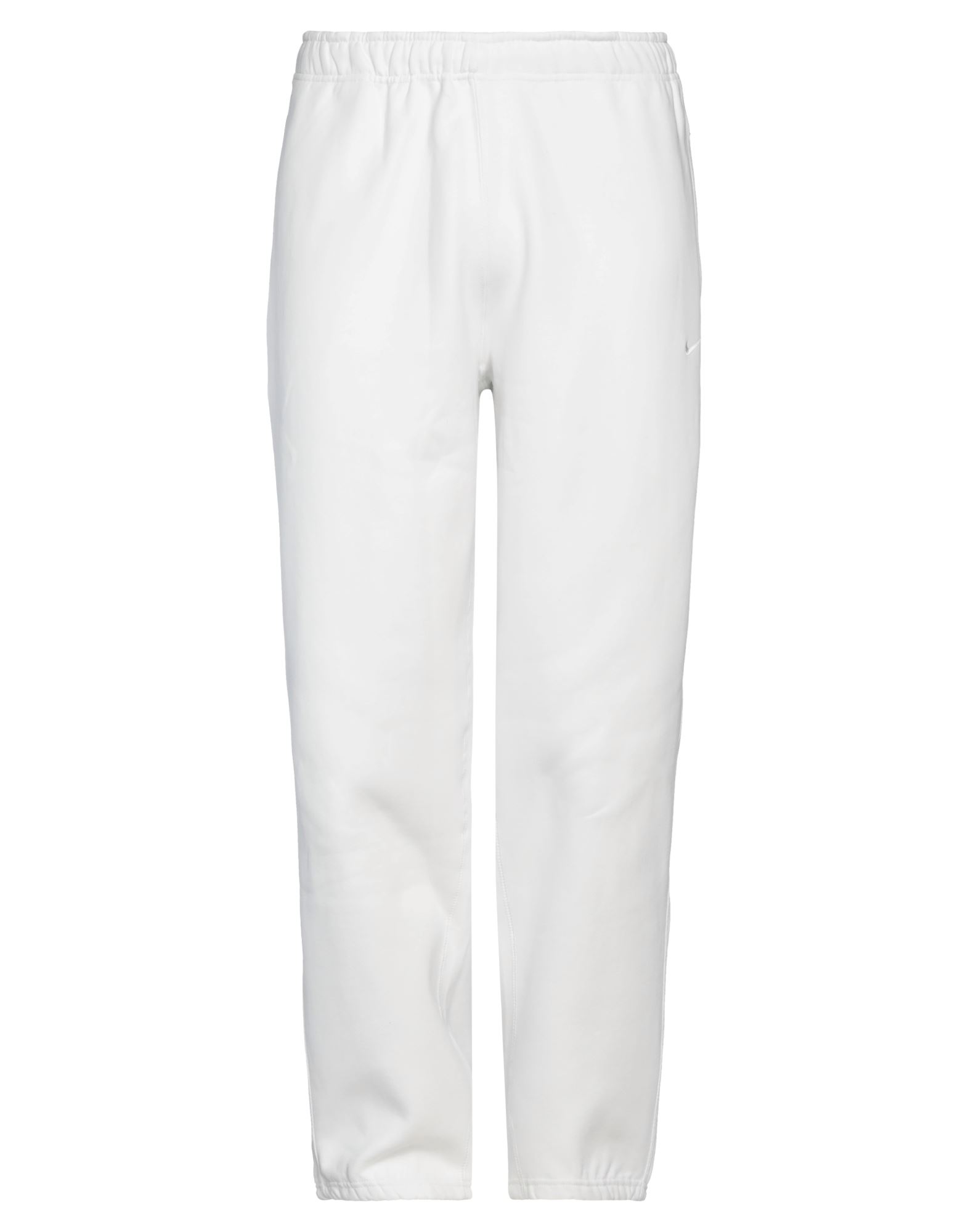 Nike Man Pants White Size Xxl Cotton, Polyester