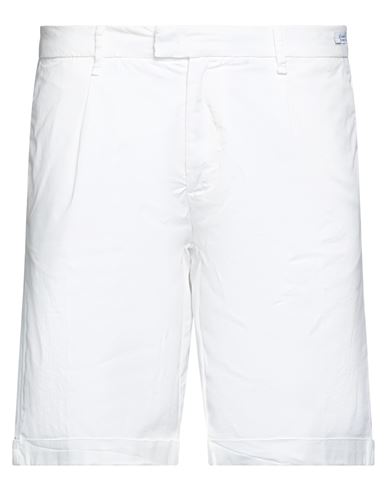 Perfection Man Shorts & Bermuda Shorts White Size 38 Cotton, Elastane