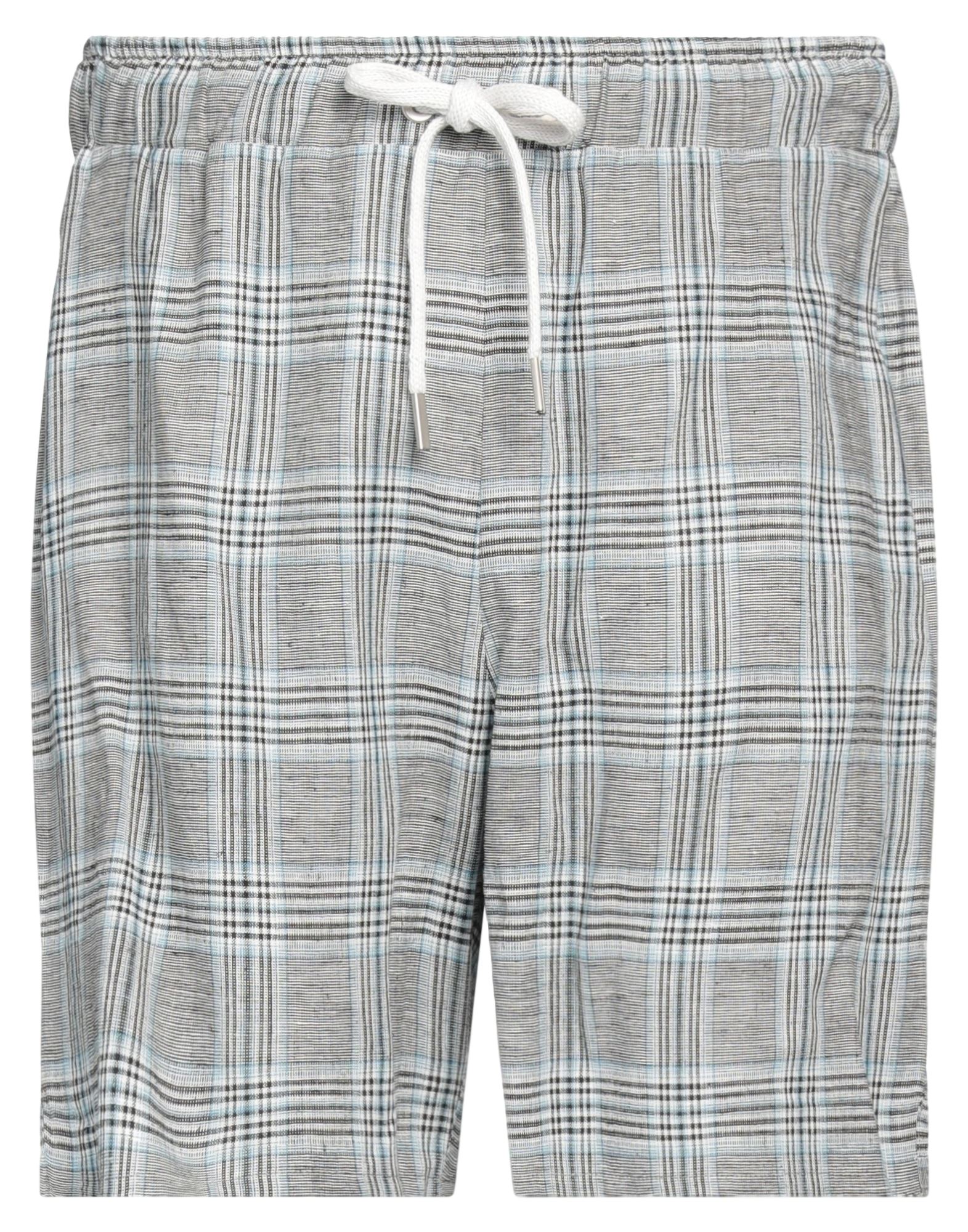 Obvious Basic Man Shorts & Bermuda Shorts Light Grey Size 30 Viscose, Cotton