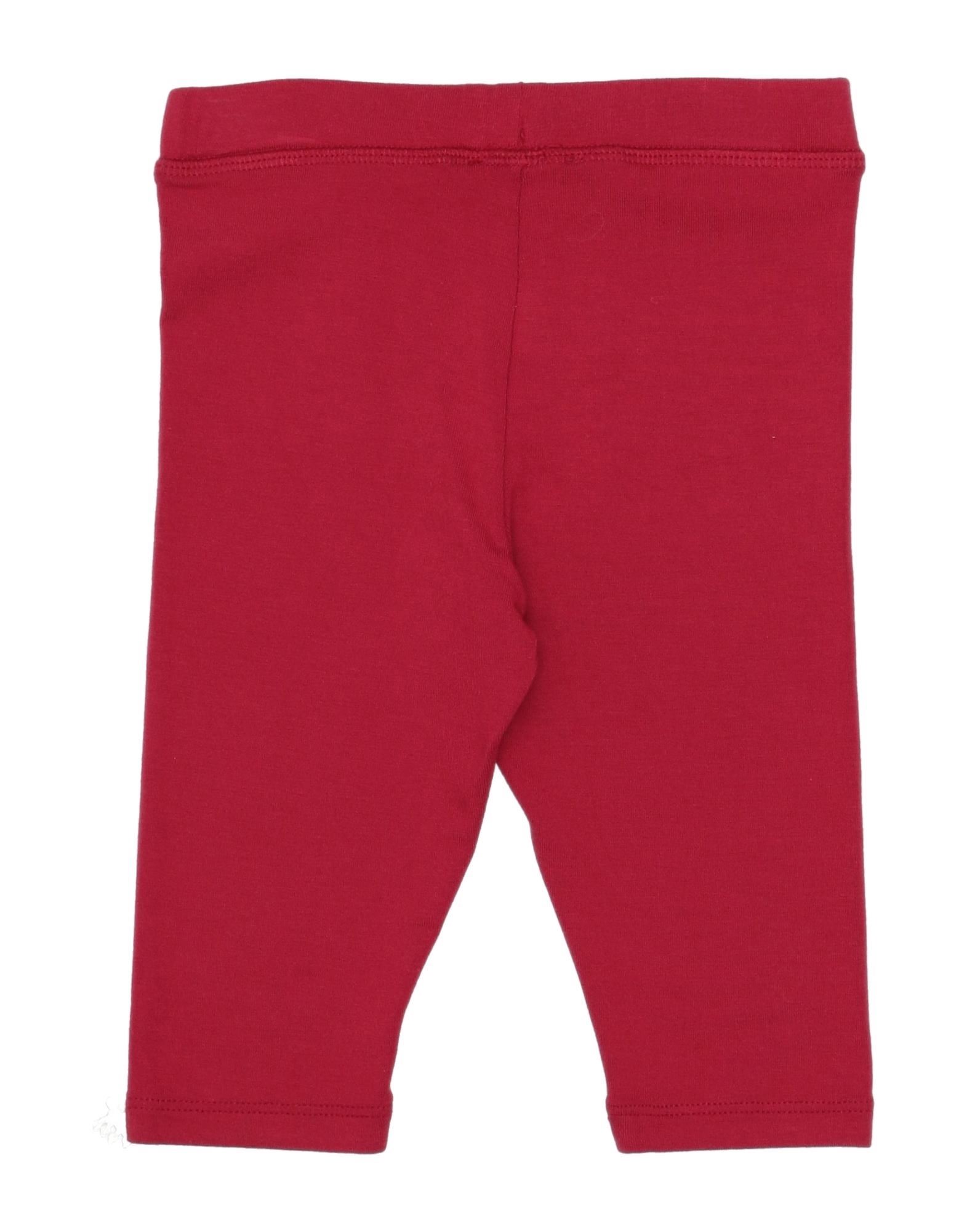 L:ú L:ú By Miss Grant Kids'  Newborn Girl Leggings Burgundy Size 3 Viscose, Elastane In Red