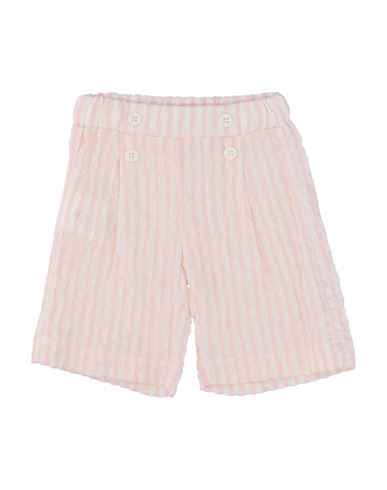 Aletta Babies'  Newborn Girl Shorts & Bermuda Shorts Pink Size 3 Cotton, Elastane