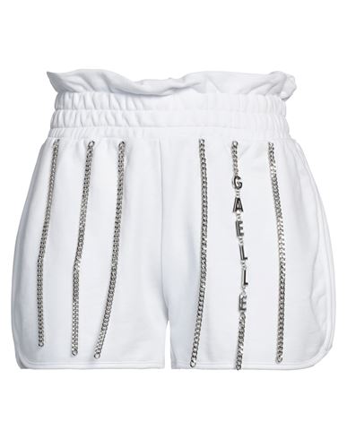 Gaelle Paris Gaëlle Paris Woman Shorts & Bermuda Shorts White Size 2 Cotton