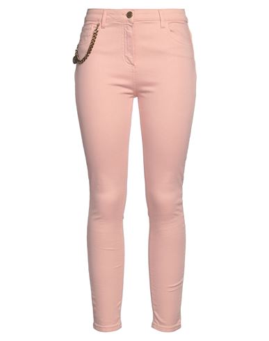 Elisabetta Franchi Woman Jeans Salmon Pink Size 28 Cotton, Elastomultiester, Elastane