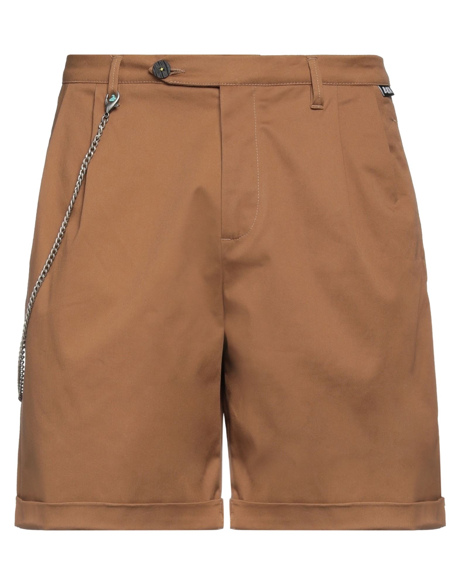 Berna Man Shorts & Bermuda Shorts Camel Size 36 Cotton, Elastane In Beige