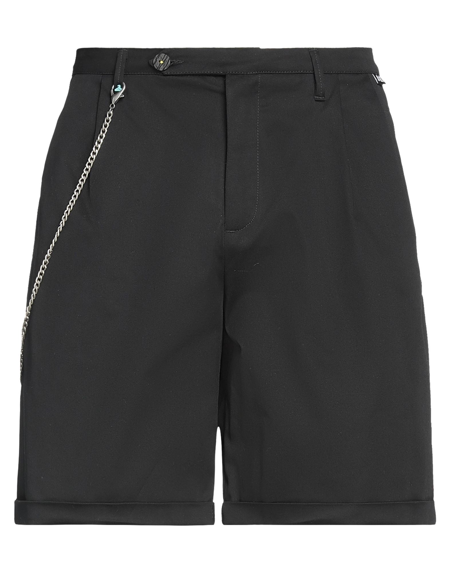Berna Man Shorts & Bermuda Shorts Black Size 34 Cotton, Elastane
