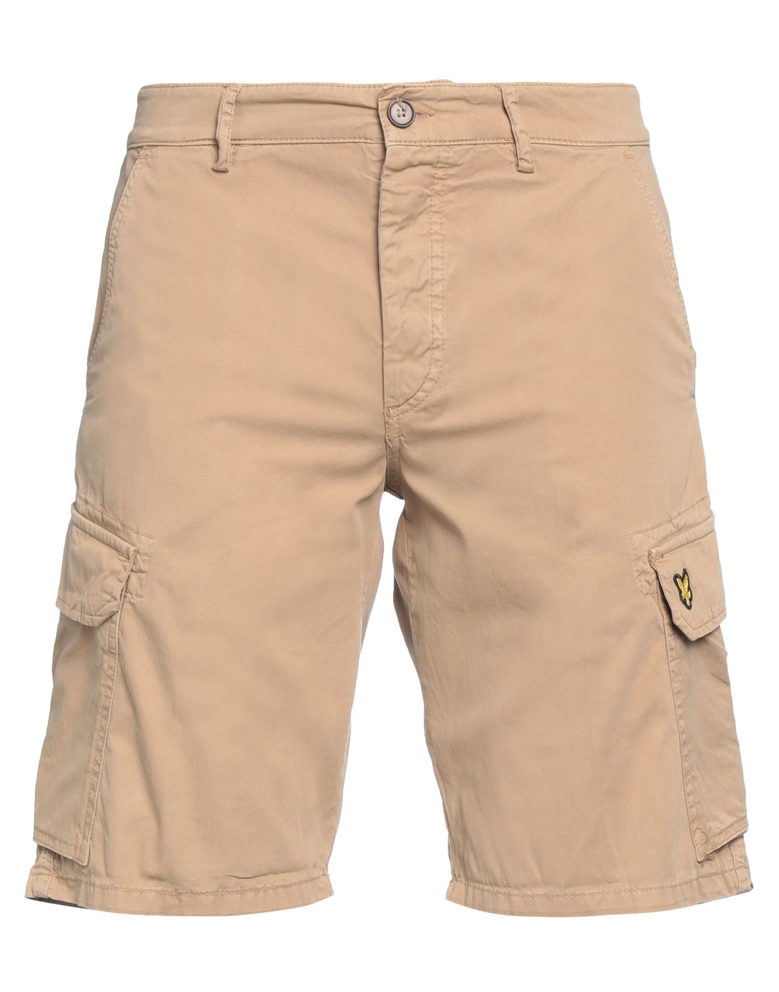 Lyle & Scott Man Shorts & Bermuda Shorts Camel Size 30 Cotton In Beige