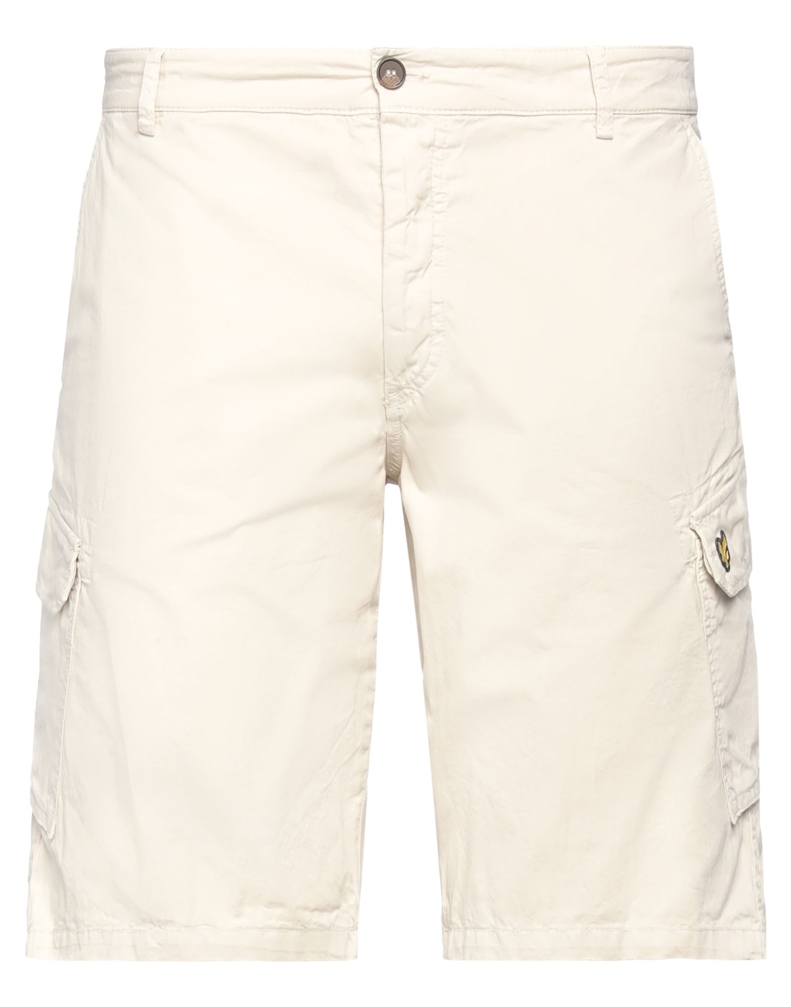 Lyle & Scott Man Shorts & Bermuda Shorts Beige Size L Organic Cotton In Beige
