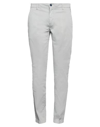 Shop Yan Simmon Man Pants Light Grey Size 38 Cotton, Elastane In Yellow