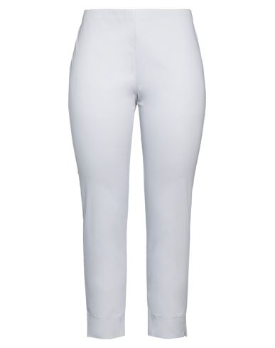 Les Copains Woman Pants Light Grey Size 10 Cotton, Polyamide, Elastane