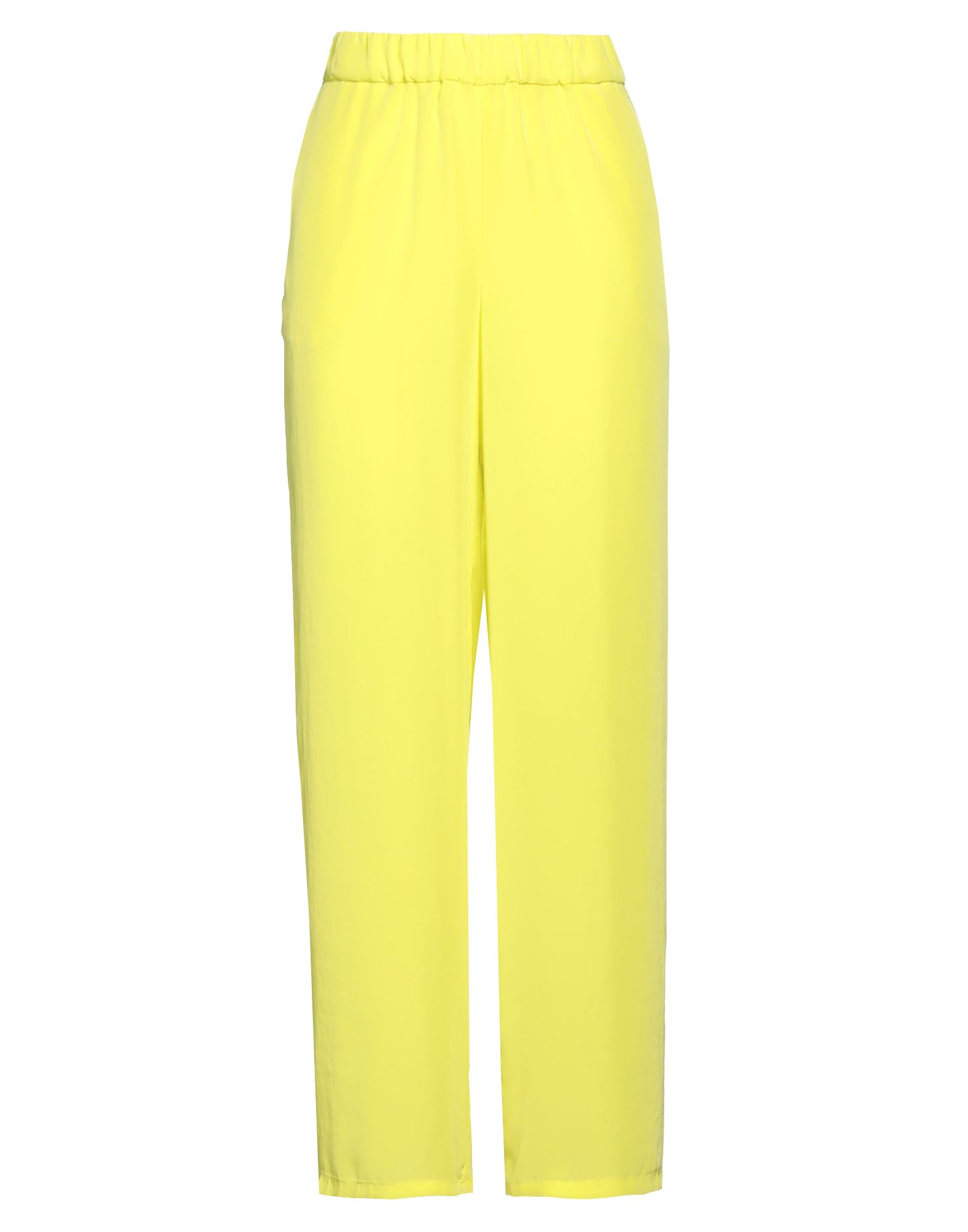 P.A.R.O.S.H P. A.R. O.S. H. WOMAN PANTS YELLOW SIZE XS POLYESTER