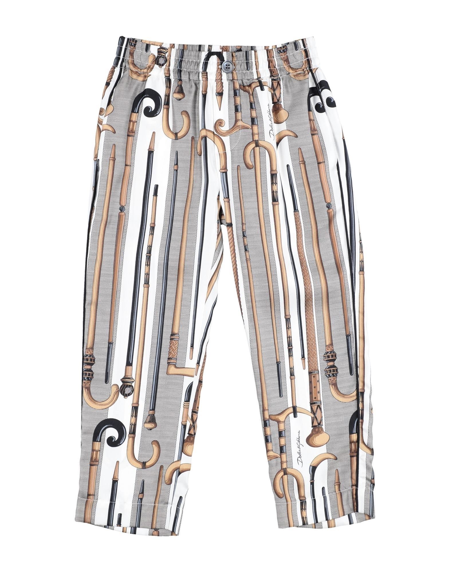Dolce & Gabbana Kids' Pants In Beige