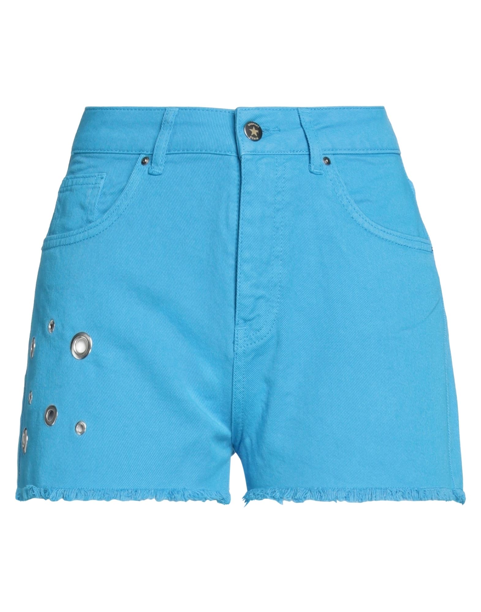 Shop ★ Art Shopart Woman Denim Shorts Azure Size 29 Cotton In Blue