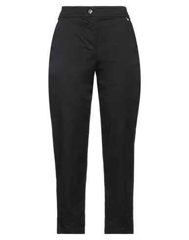 Souvenir Woman Pants Black Size Xs Cotton, Elastane