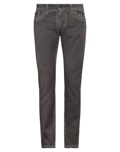 Messagerie Man Pants Charcoal Size 32 Cotton, Elastane