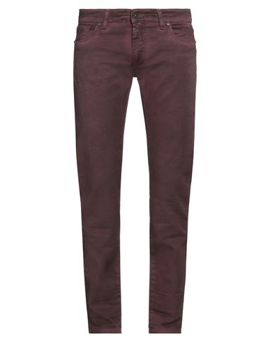 Messagerie Man Pants Plum Size 32 Cotton, Elastane