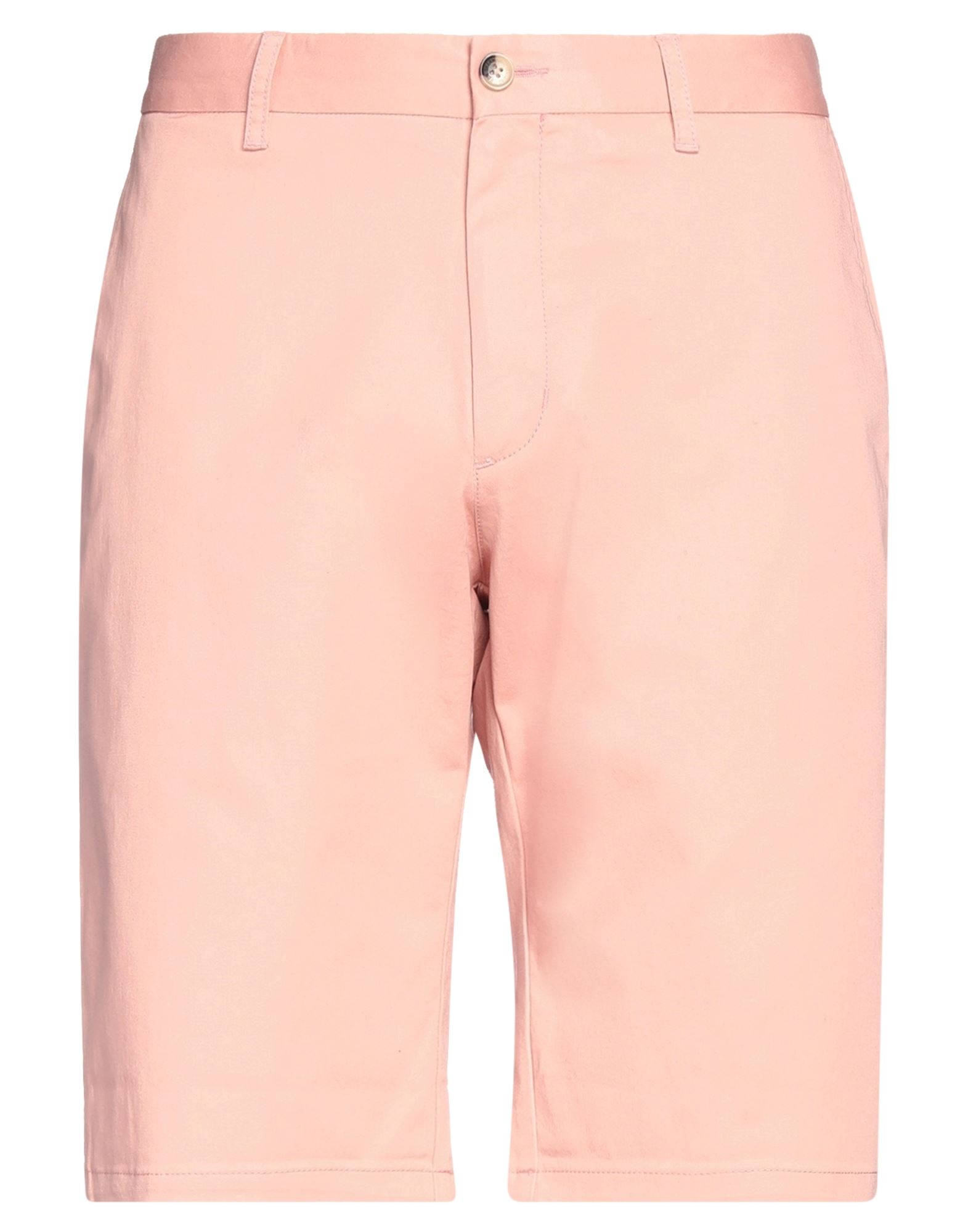 Ben Sherman Stretch Cotton Chino Shorts In Light Pink