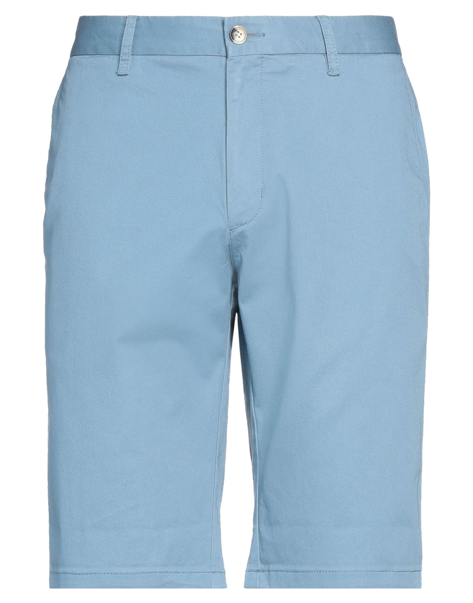 Ben Sherman Man Shorts & Bermuda Shorts Azure Size 34 Cotton, Elastane In Blue