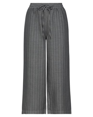 120% Woman Pants Lead Size 2 Linen In Grey