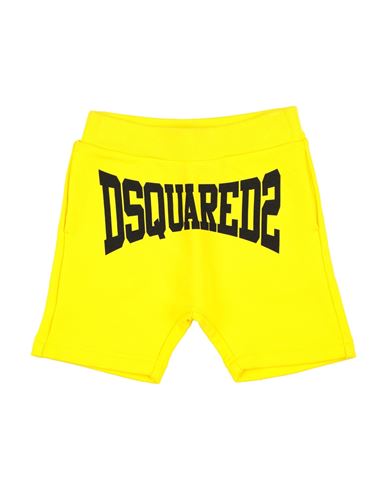 Dsquared2 Toddler Boy Shorts & Bermuda Shorts Yellow Size 6 Cotton, Elastane In Yellow