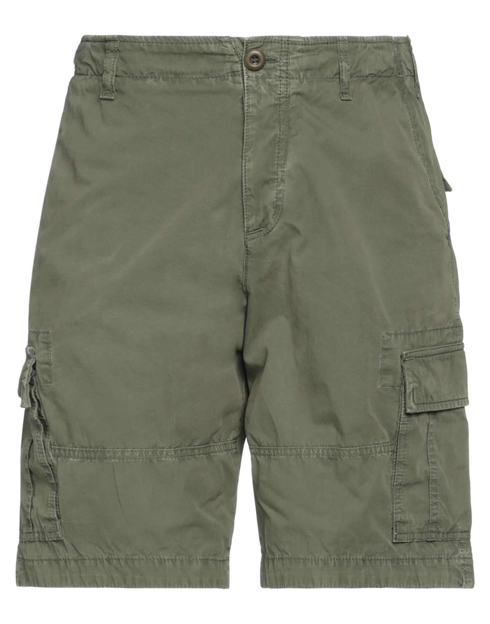Roy Rogers Roÿ Roger's Man Shorts & Bermuda Shorts Military Green Size 31 Cotton