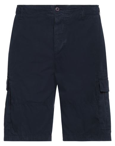 Shop Roy Rogers Roÿ Roger's Man Shorts & Bermuda Shorts Navy Blue Size 32 Cotton