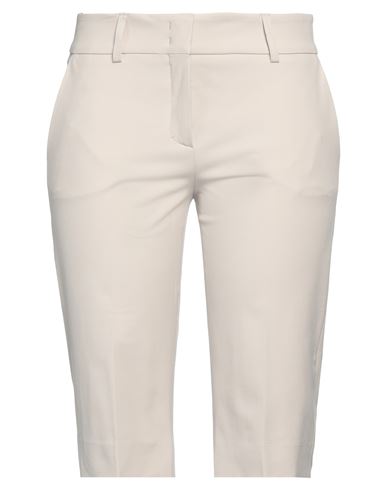 Piazza Sempione Woman Shorts & Bermuda Shorts Beige Size 6 Cotton, Elastane