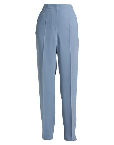 Giorgio Armani Woman Pants Slate Blue Size 10 Viscose, Silk In Blue