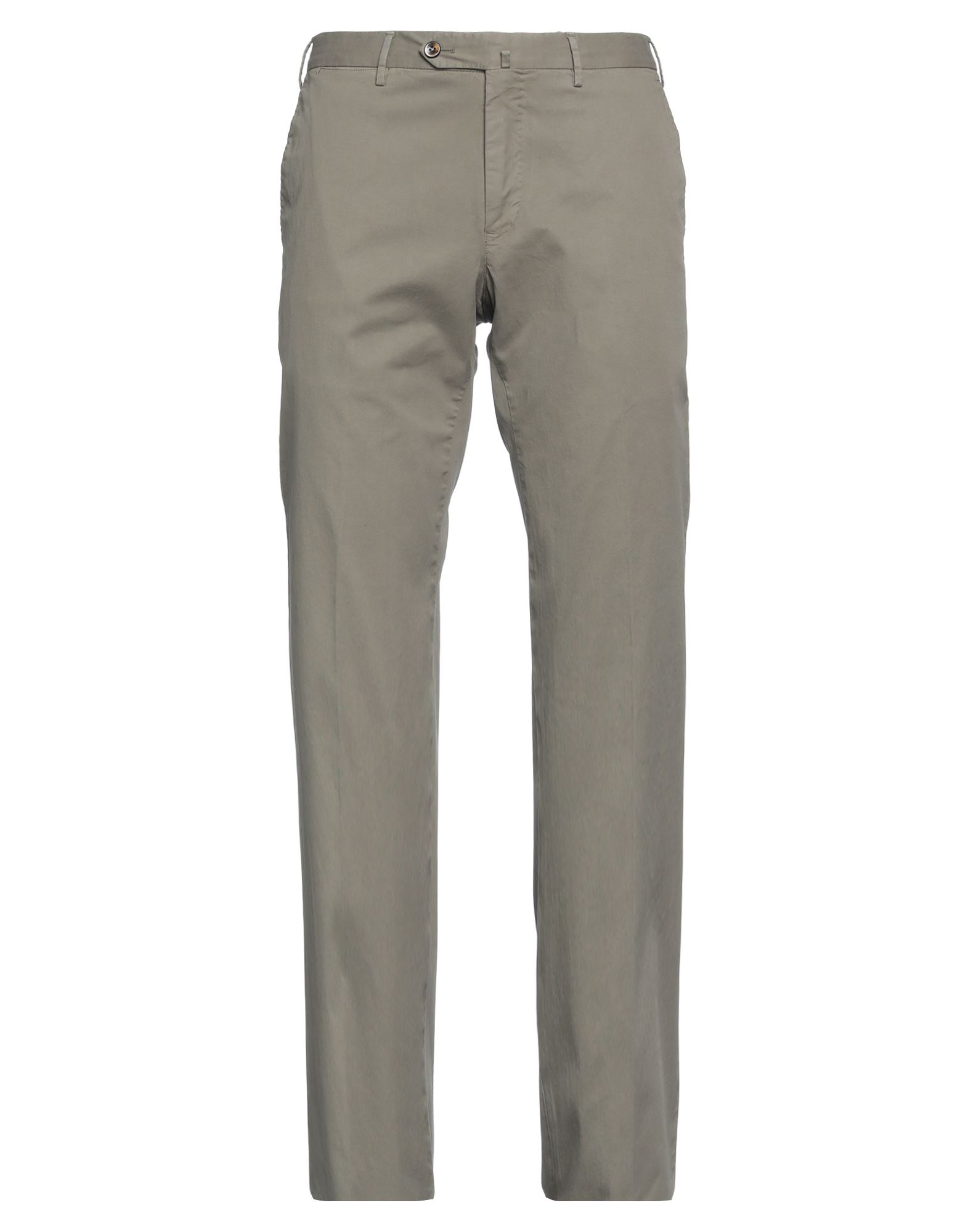 Pt Torino Man Pants Khaki Size 42 Cotton, Elastane In Beige