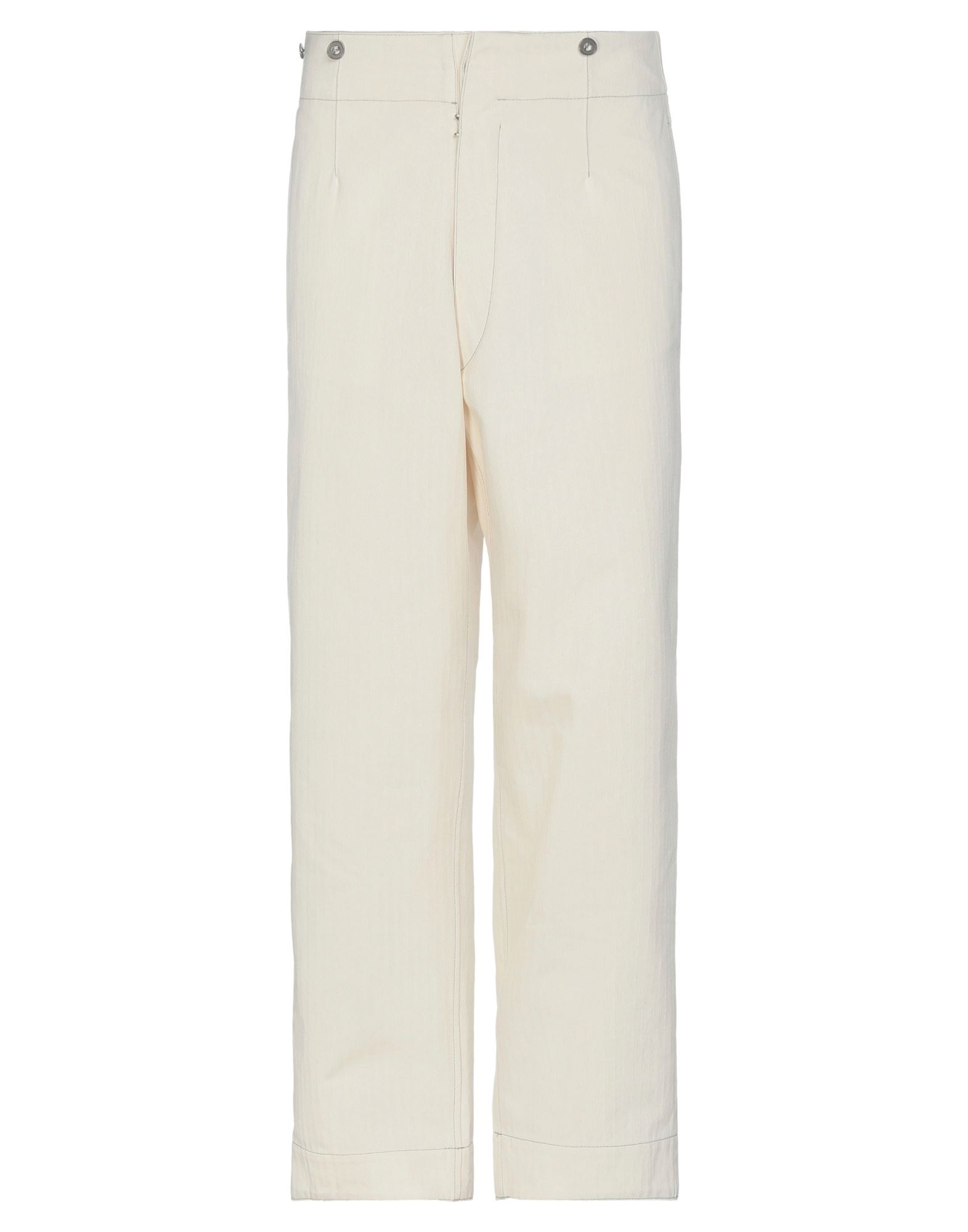 Maison Margiela Pants In Ivory | ModeSens