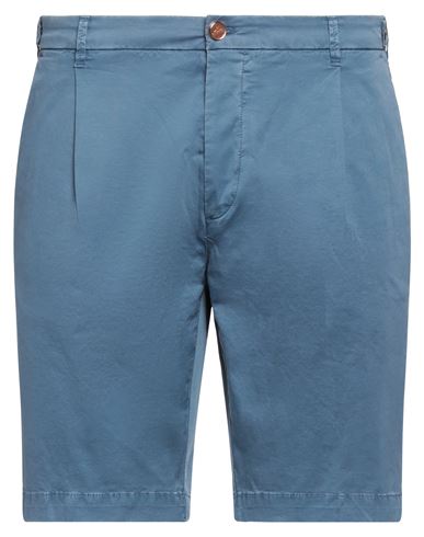 Barba Napoli Man Shorts & Bermuda Shorts Pastel Blue Size 31 Cotton, Elastane