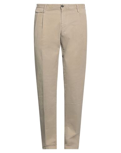 Pt Torino Man Pants Beige Size 36 Cotton, Elastane