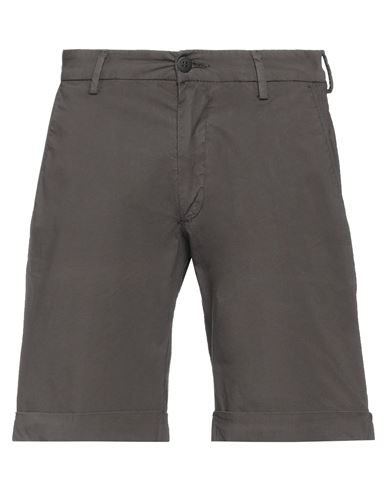 Michael Coal Man Shorts & Bermuda Shorts Dark Brown Size 29 Cotton, Elastane