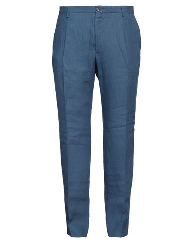 Dolce & Gabbana Man Pants Blue Size 42 Linen