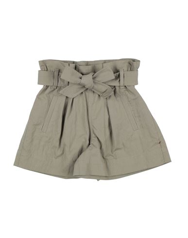Shop Brunello Cucinelli Toddler Girl Shorts & Bermuda Shorts Khaki Size 4 Cotton, Polyamide In Beige