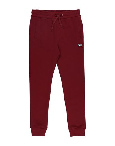 Emporio Armani Babies'  Toddler Boy Pants Burgundy Size 6 Cotton In Red