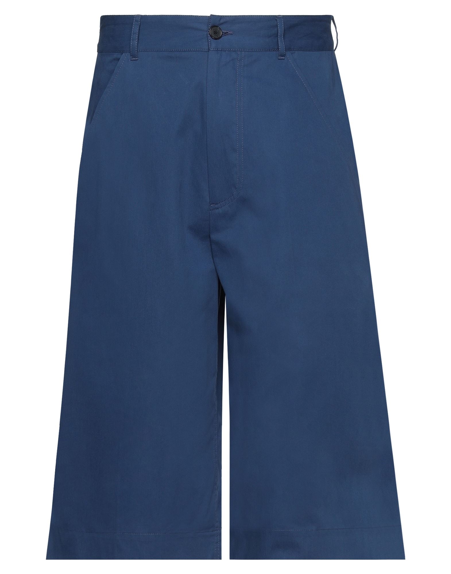 Shop Kenzo Man Shorts & Bermuda Shorts Midnight Blue Size 32 Cotton
