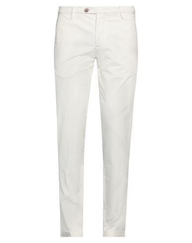 Shop Michael Coal Man Pants Cream Size 29 Cotton, Elastane In White