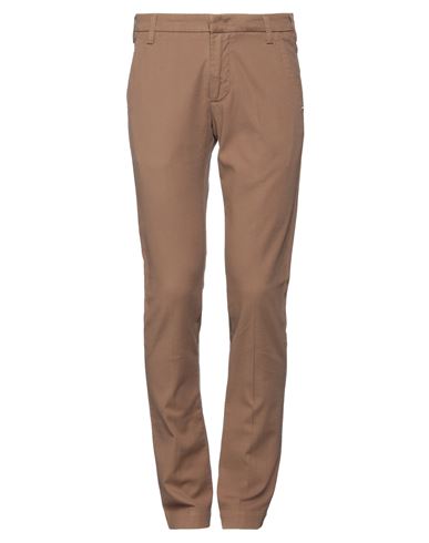 Entre Amis Man Pants Brown Size 31 Cotton, Lycra, Elastane In Brown