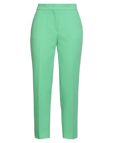 Msgm Woman Pants Light Green Size 4 Polyester, Viscose, Elastane In Green