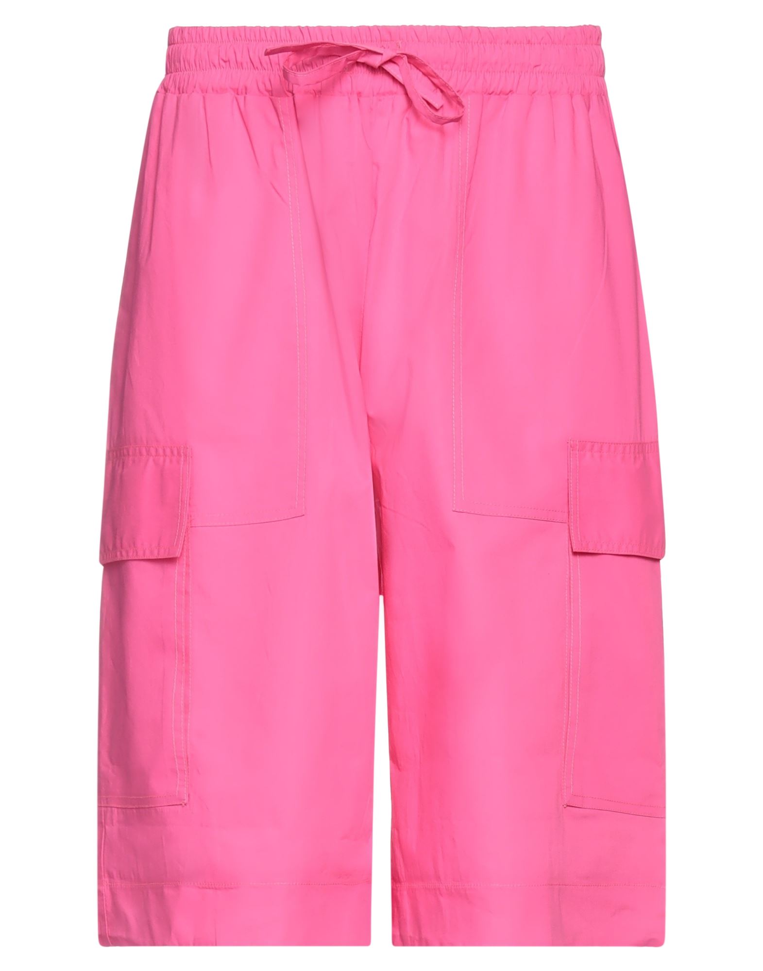 Roberto Collina Man Shorts & Bermuda Shorts Fuchsia Size S Cotton In Pink