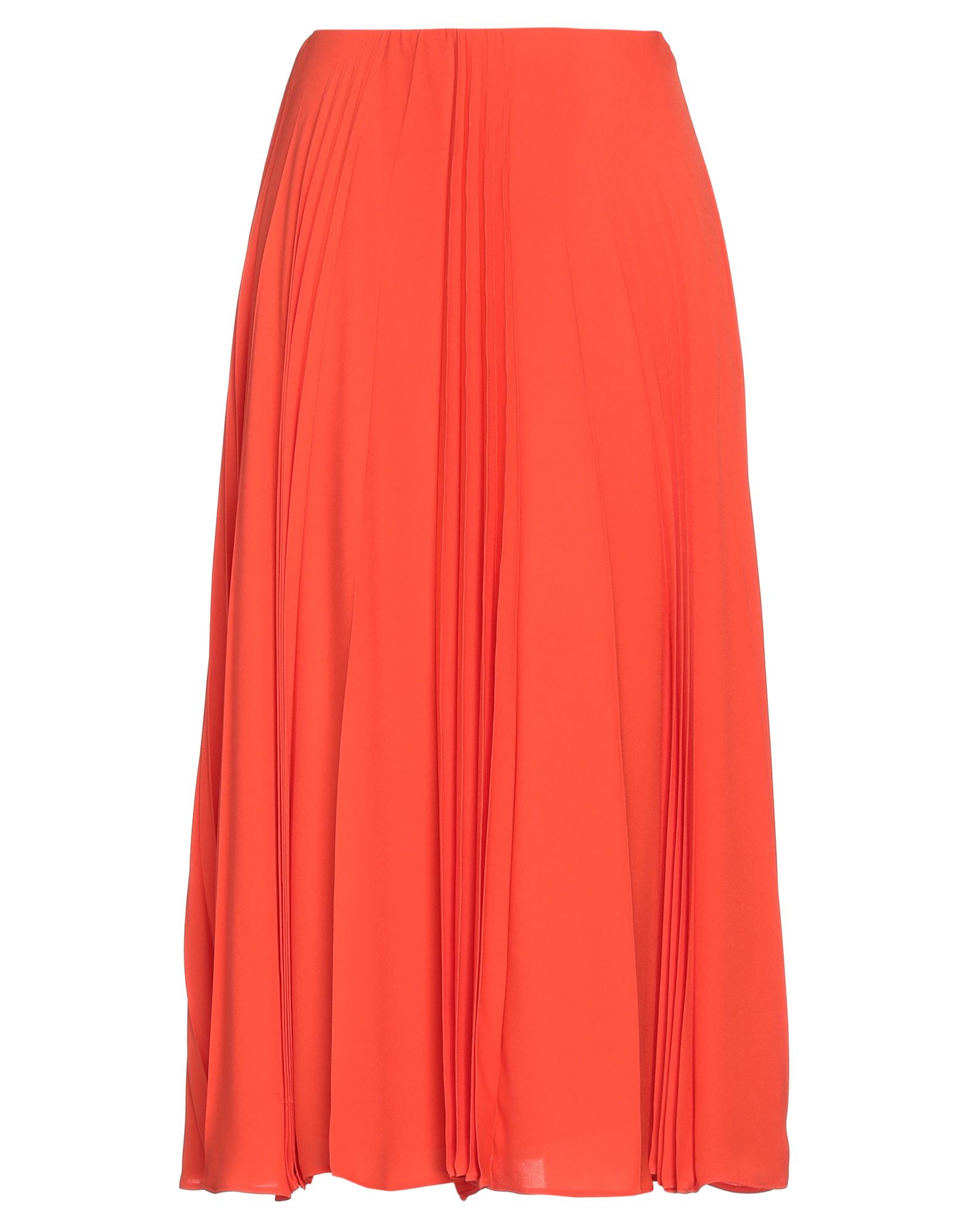 Valentino Midi Skirts In Orange