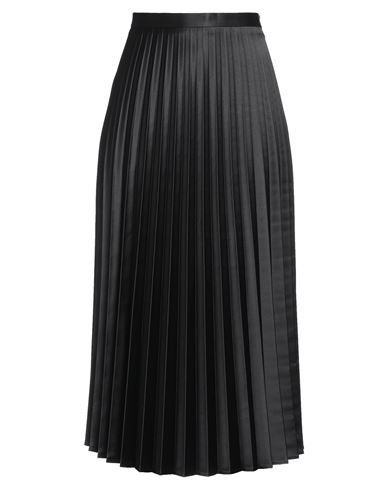 Fabiana Ferri Woman Midi Skirt Black Size 8 Polyester, Elastane In Black